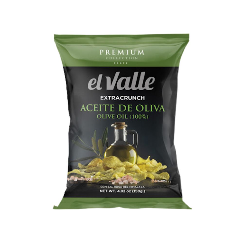 El Valle Papas con Sabor a Aceite de Oliva sin Gluten 150gr