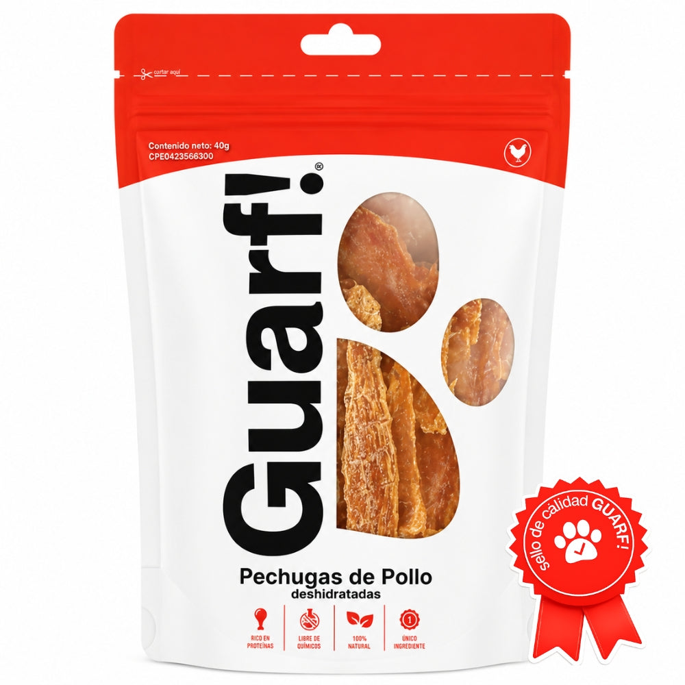 Guarf Snack Para Perros Pechuga de Pollo 40gr