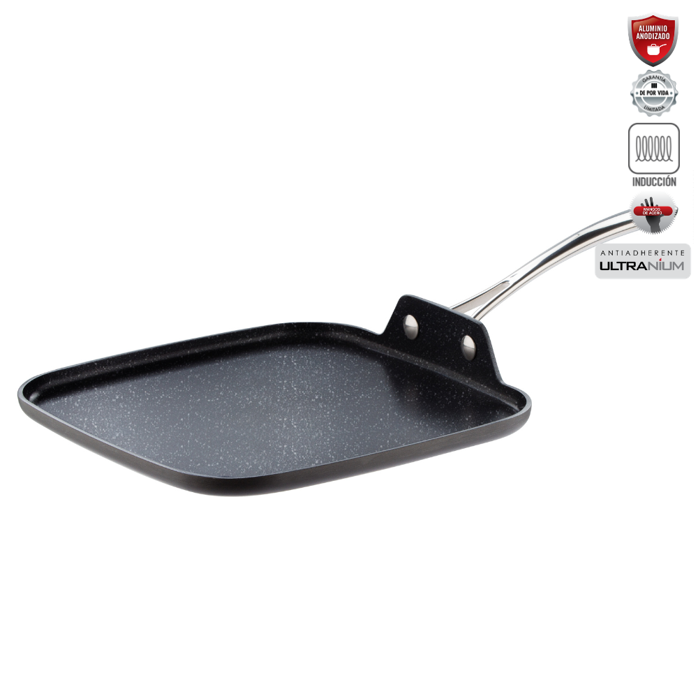 Magefesa Plancha Lisa 27cm Gourmet Anodizado