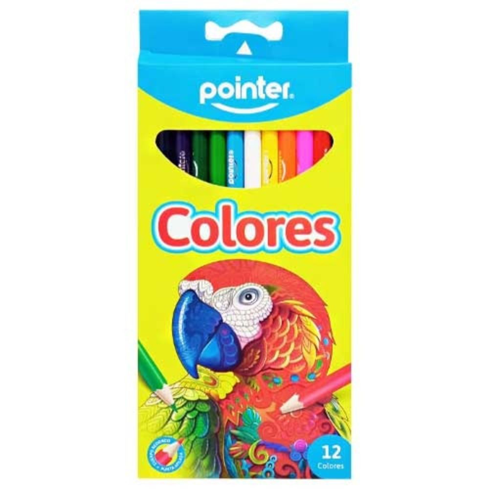 Pointer Colores De Madera 12 Colores