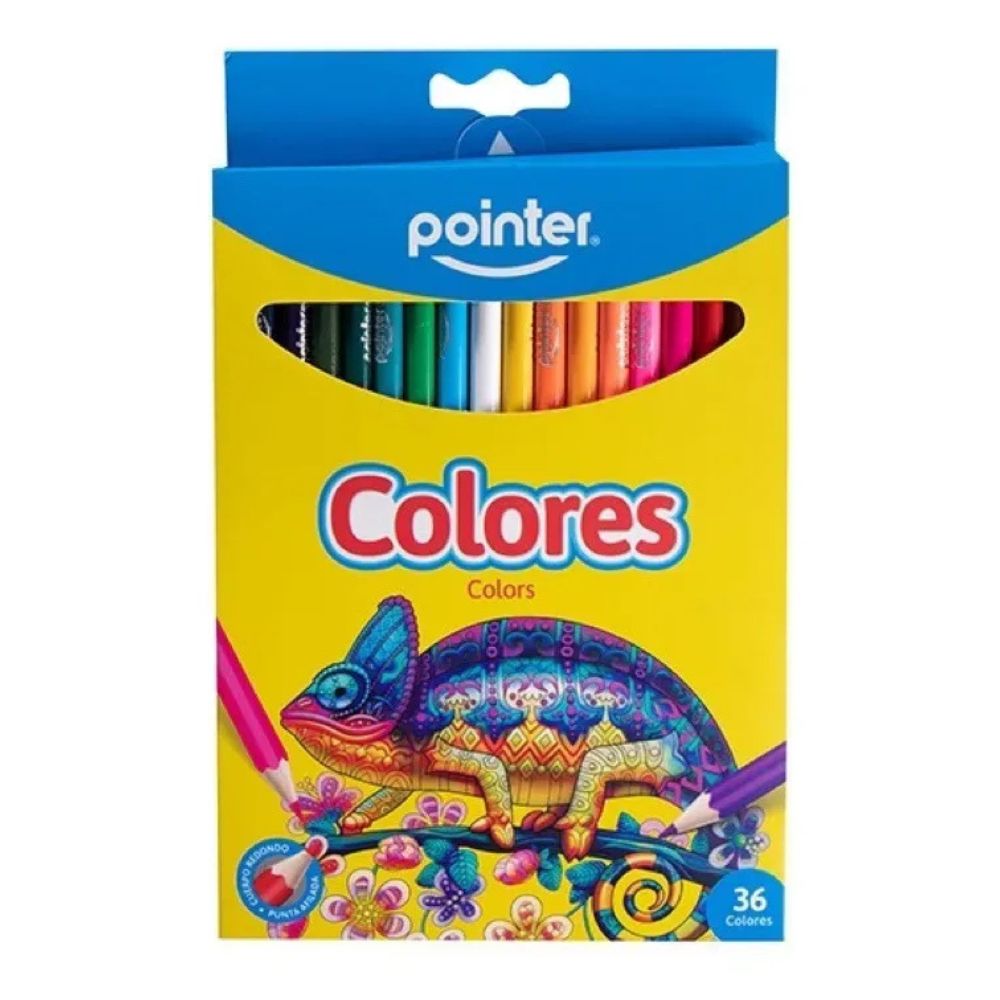 Pointer Colores De Madera 36 Colores