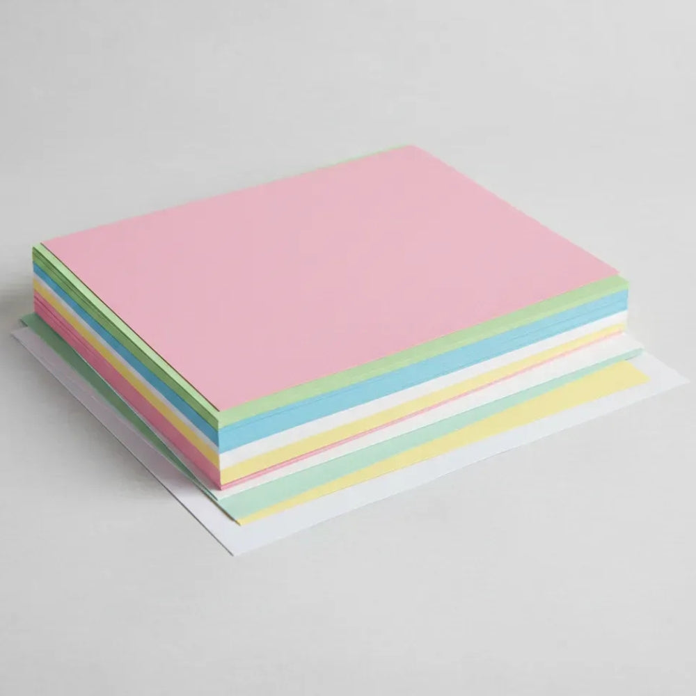 Pointer Papel De Colores Pasteles Tamaño Carta 100Und