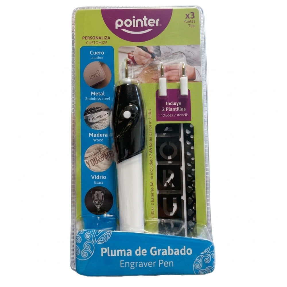 Pointer Pluma De Grabado 3 Puntas