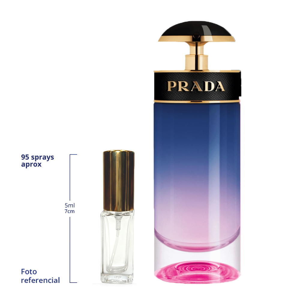 Prada Candy Night Decant Travel Size 10ml 95 a 150 Sprays Aprox Eau de Parfum For Woman
