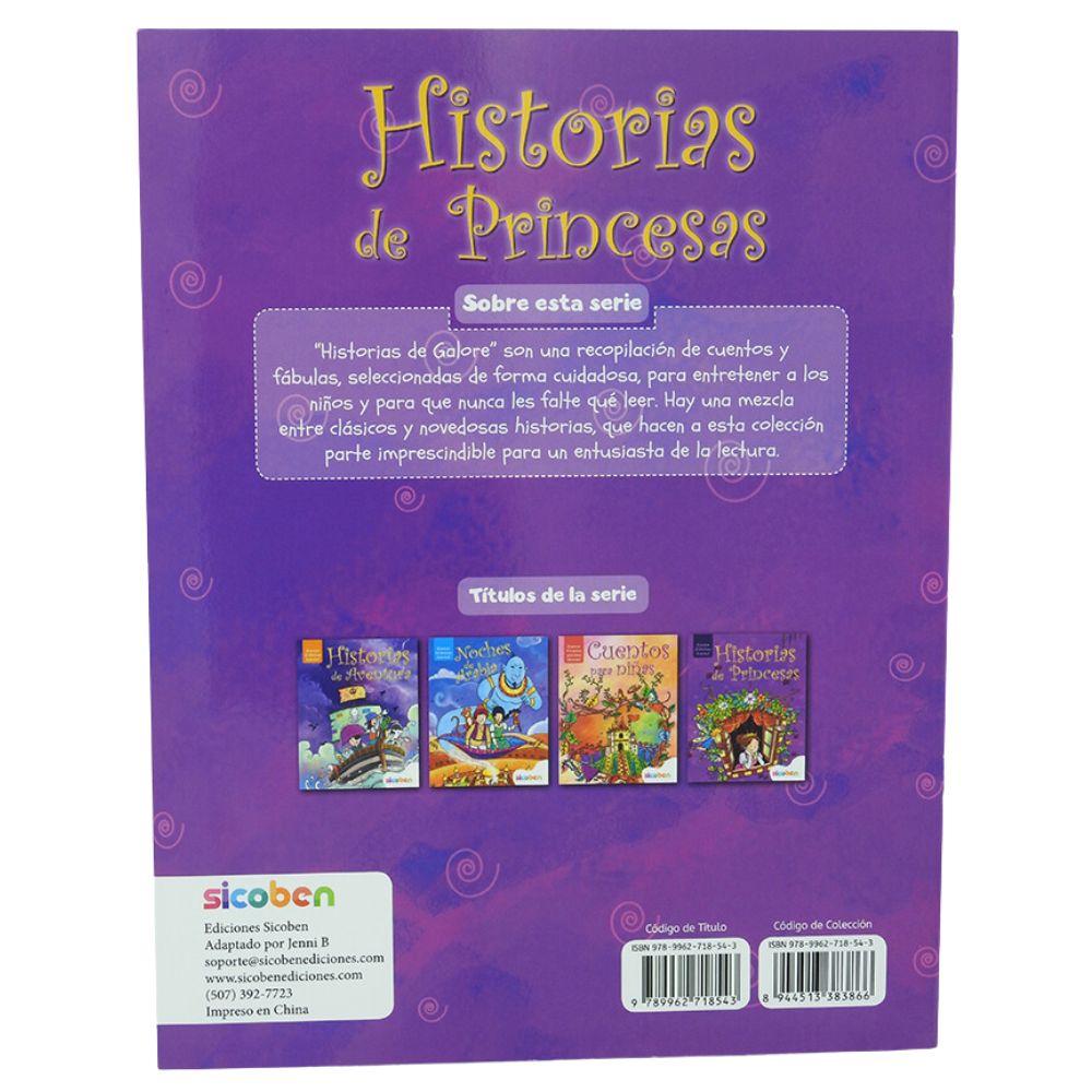 Libro De Lectura 15 Historias De Princesas 16 pag