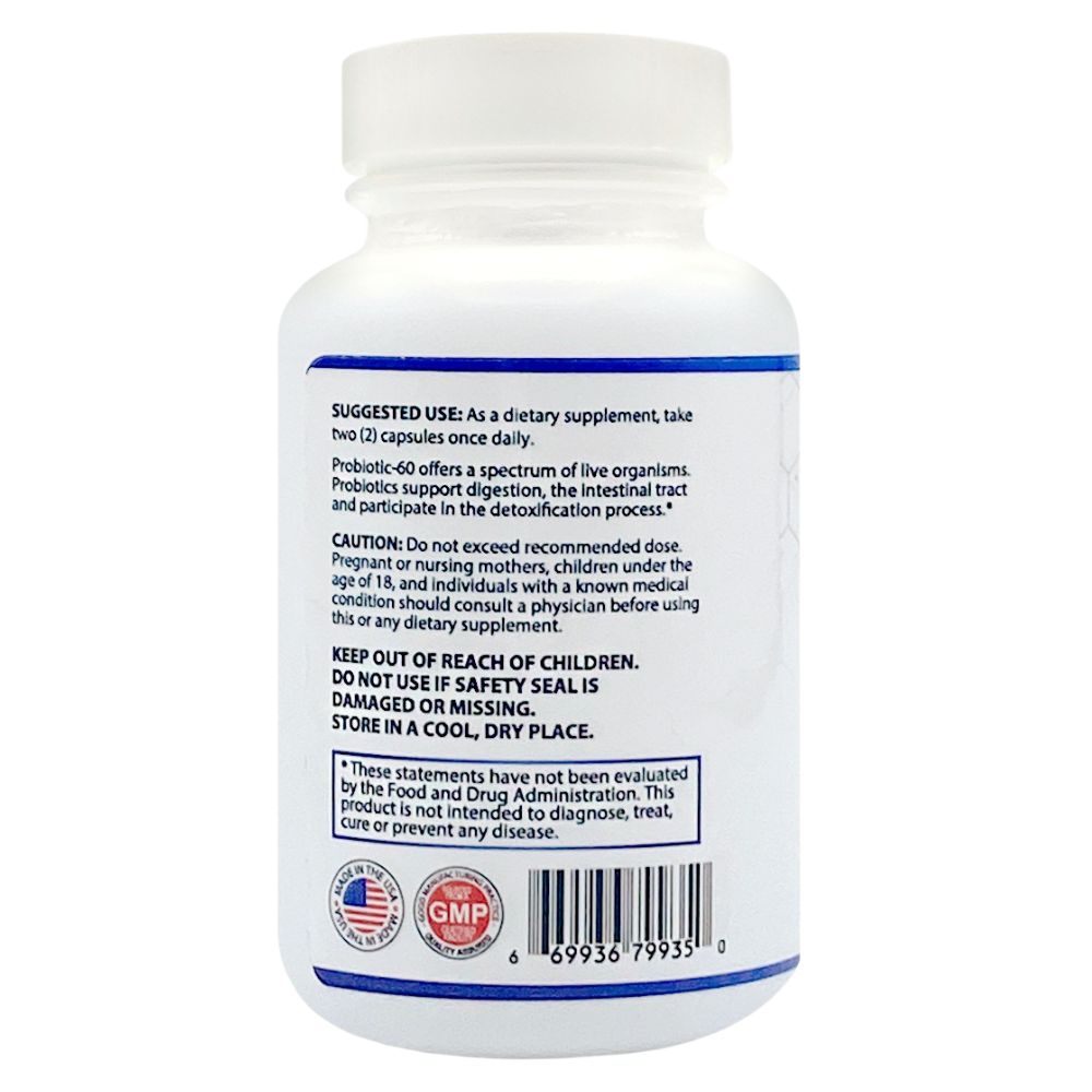 MO4T Probiotics 60 Billion 60 Capsulas