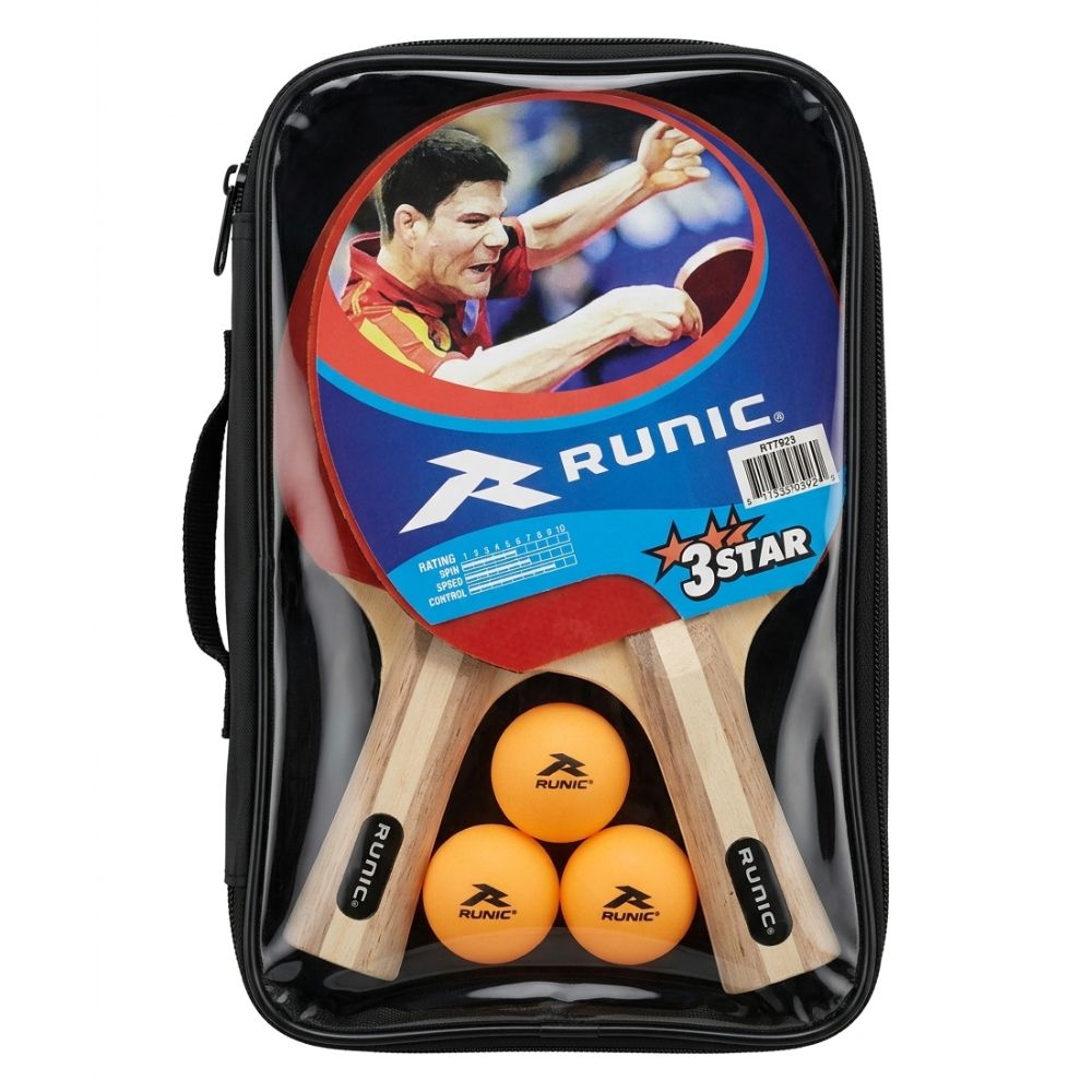 Runic Set Completo De Ping Pong Three Star 4 Jugadores