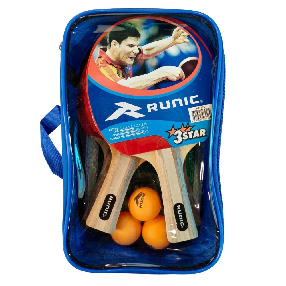 Runic Set Completo De Ping Pong Three Star 4 Jugadores