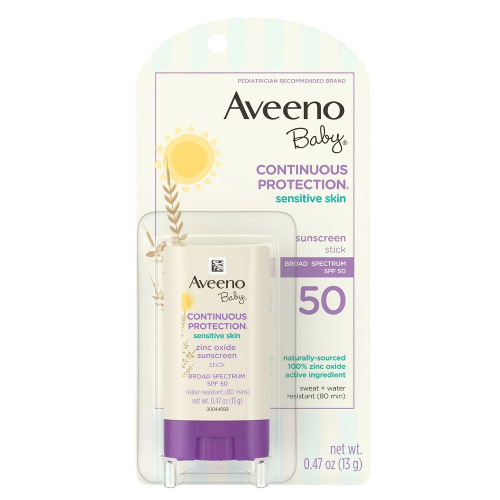 Protector Solar Aveeno Baby Stick de SPF 50 13 gr