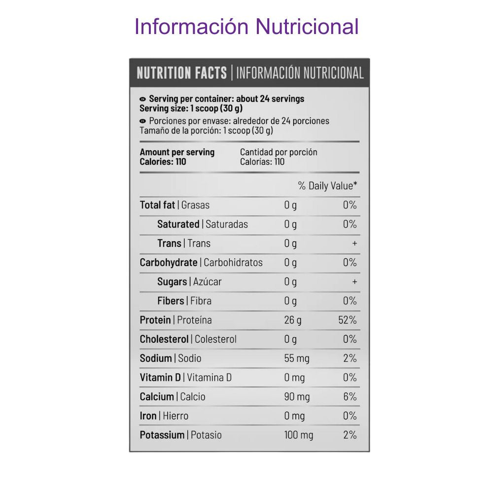 MO4T Proteina Premium ISO26 Chocolate Milk 1.6 LB