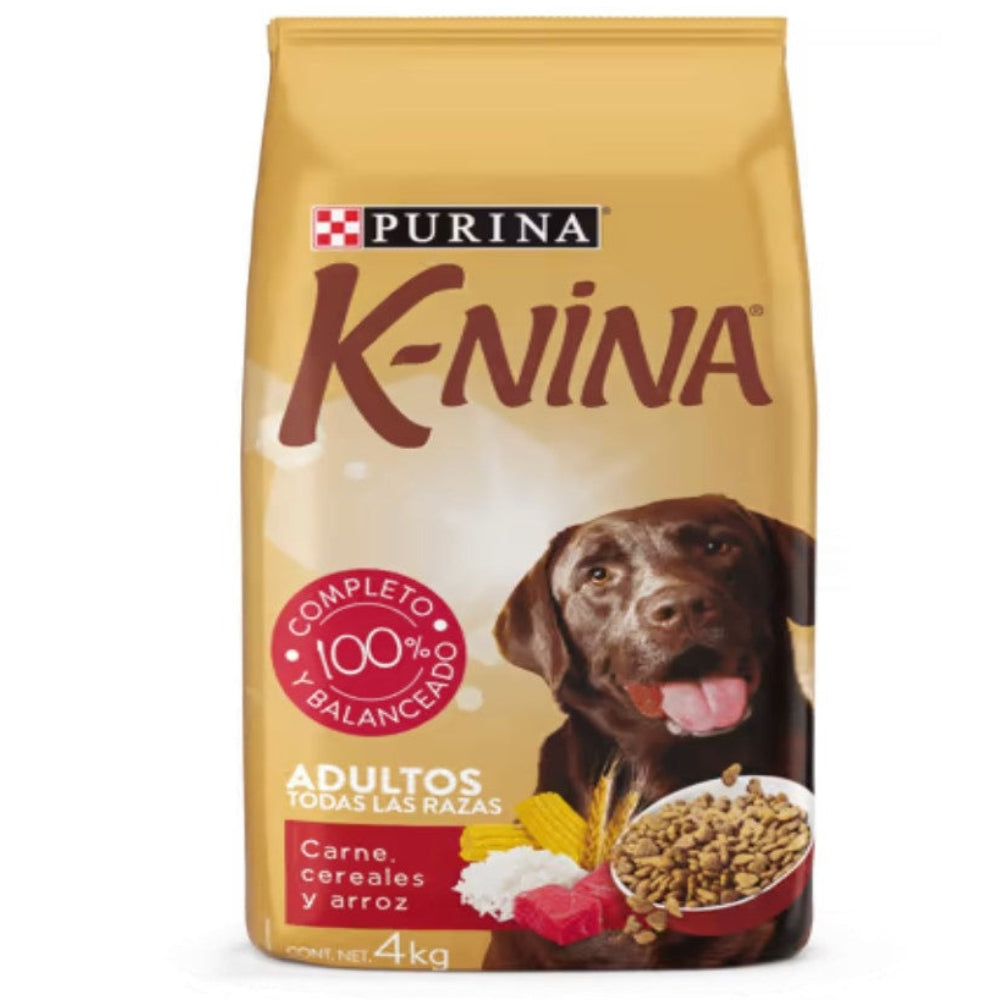 Purina K-Nina Adulto Carne Cereales y Arroz 4kg