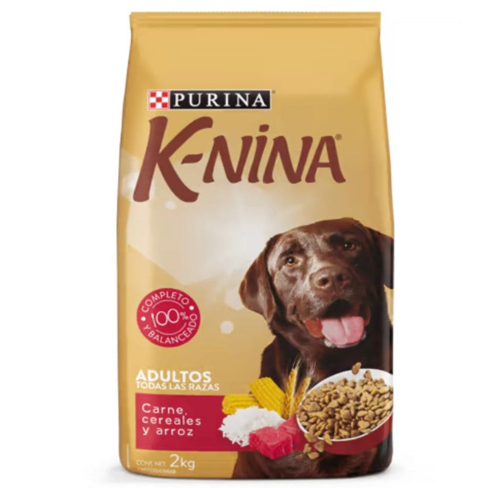 Purina K-Nina Adulto Carne Cereales y Arroz 2kg