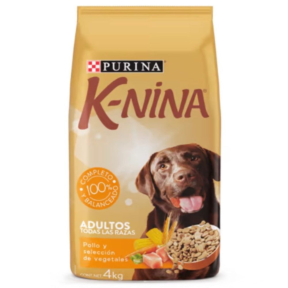Purina K-Nina Adulto Pollo y Selección de Vegetales 4kg