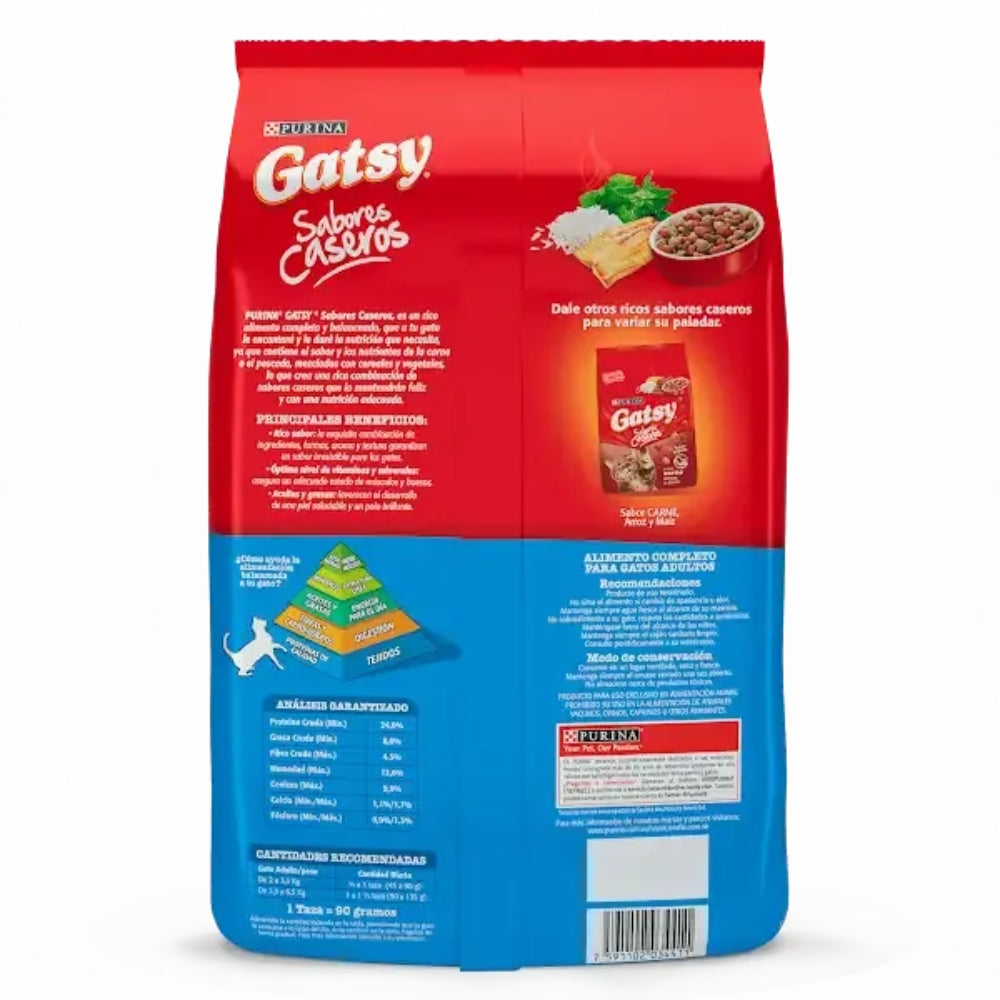 Purina Gatsy Sabor a Pescado Arroz y Espinacas 3kg para Gatos