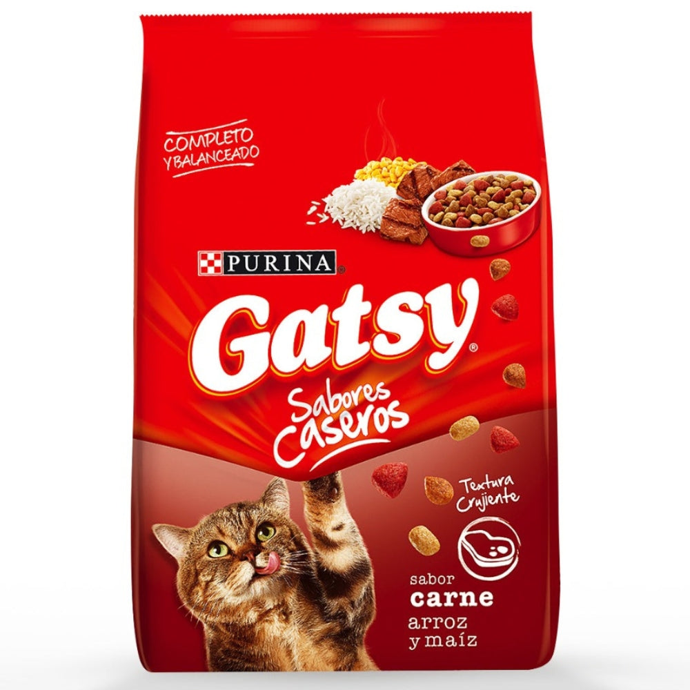 Purina Gatsy Sabor a Carne Arroz y Maiz 3kg para Gatos