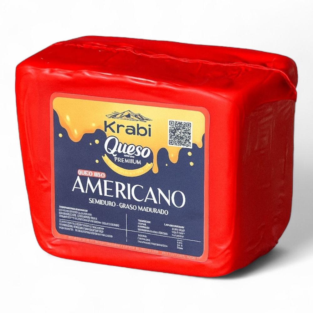 Queso Tipo Americano Krabi Porción 3 Opciones