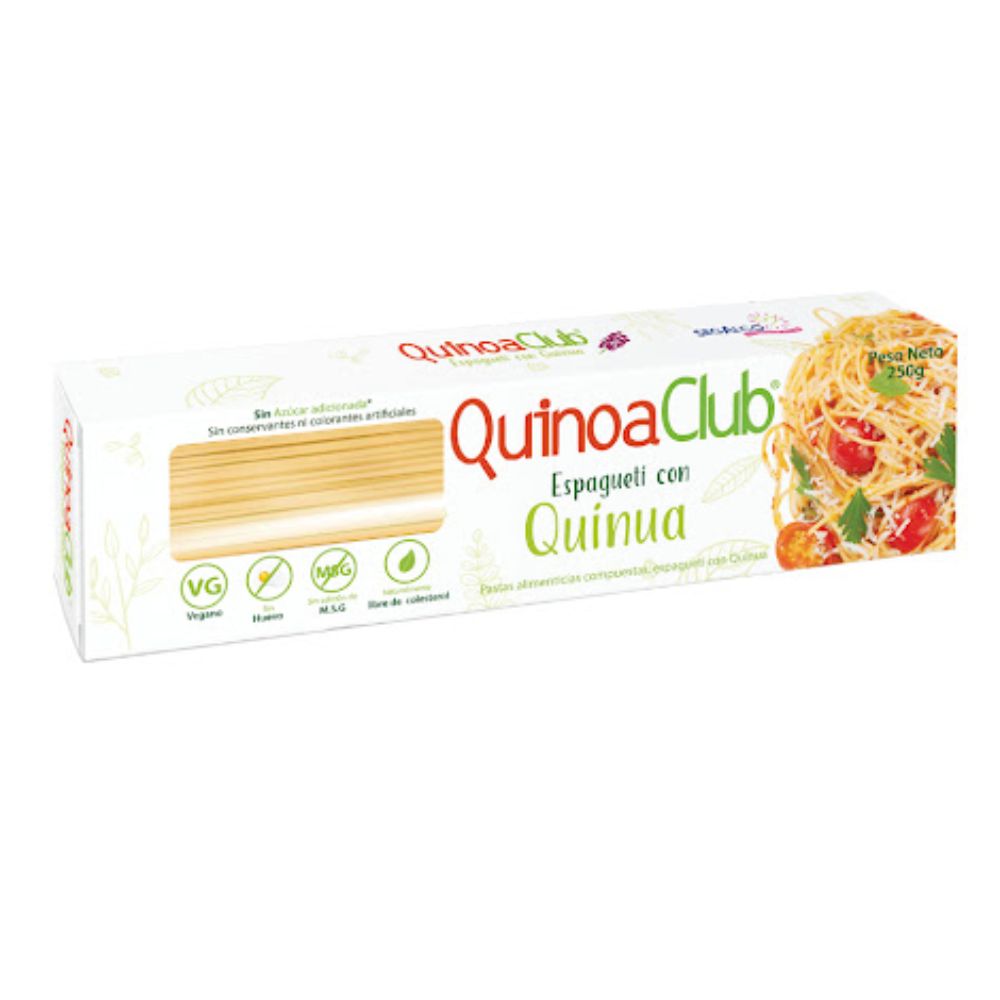 QuinoaClub Pasta Quinoa Spaguetti 250gr