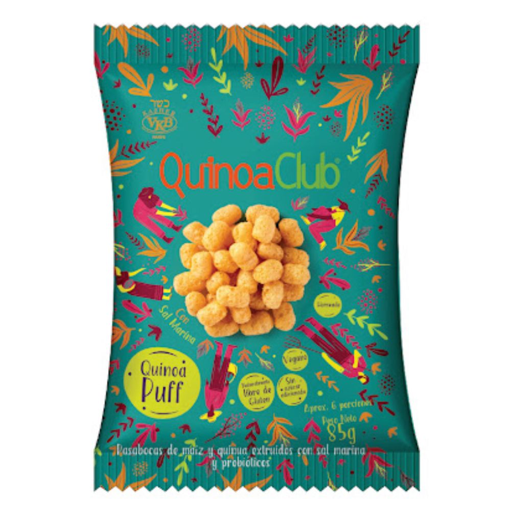 Snack QuinoaClub Natural Sin Gluten 85grs