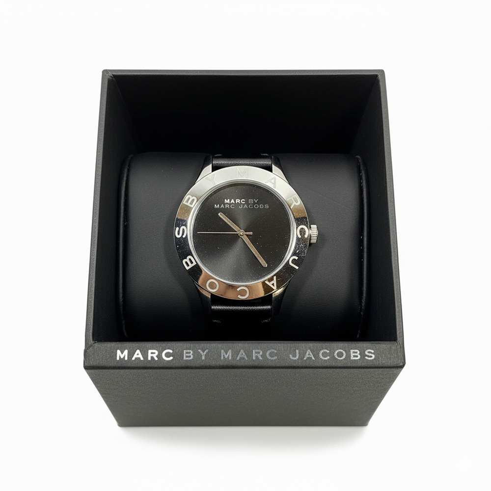 Marc Jacobs Reloj Henry Para Caballeros Black