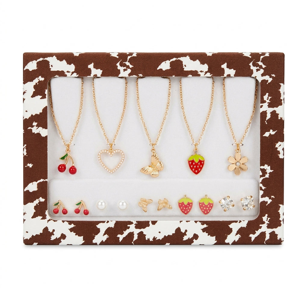 Rampage Set De 5 Collares con Zarcillos