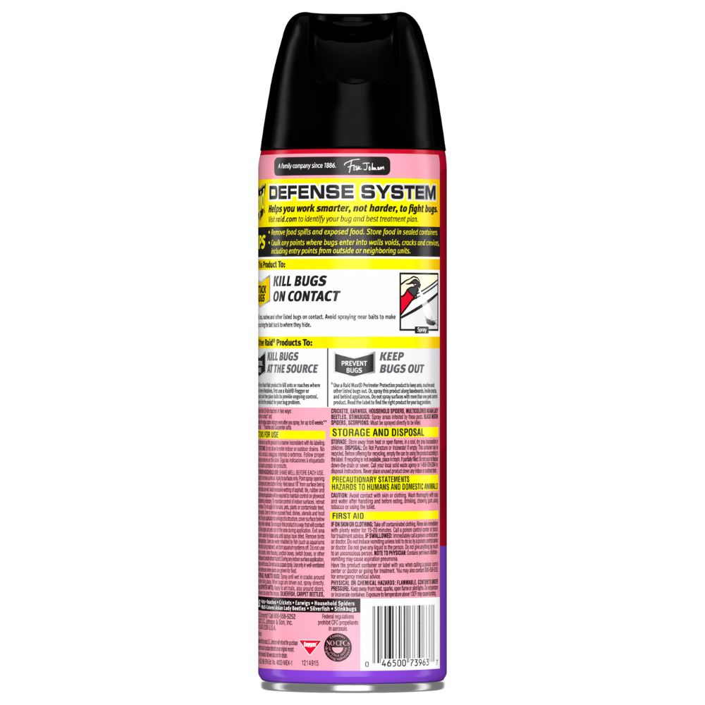 Raid Max Ant & Roach Defense System Lavender Scent 496g