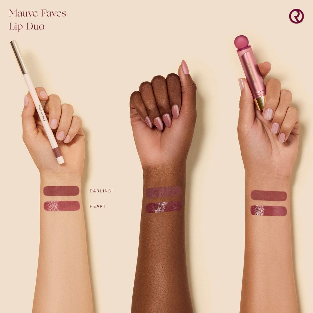 Rare Beauty Mauve Faves Lip Duo