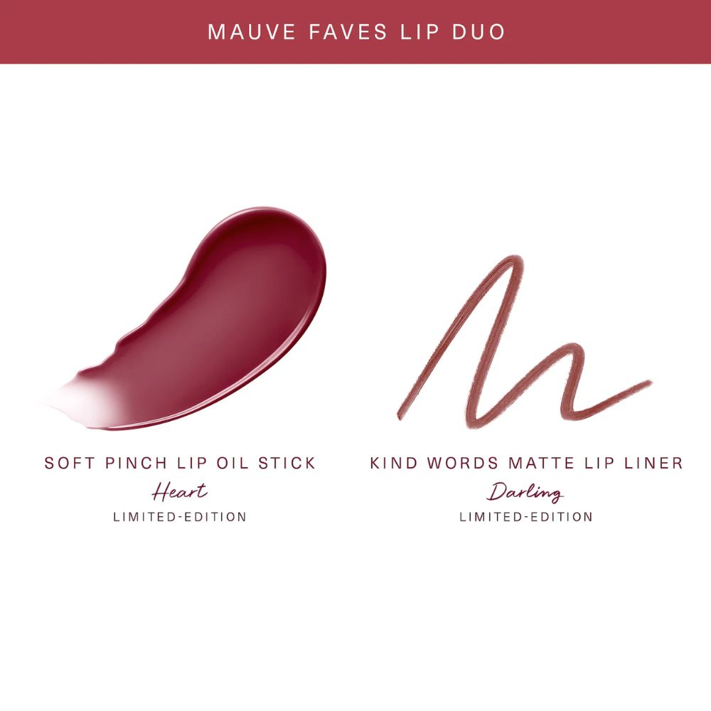 Rare Beauty Mauve Faves Lip Duo