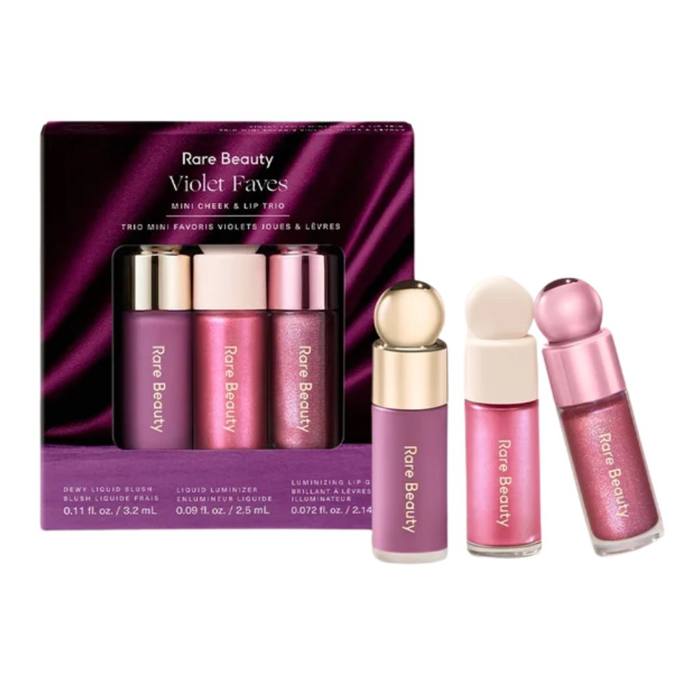 Rare Beauty Violet Faves Mini Cheek & Lip Trio