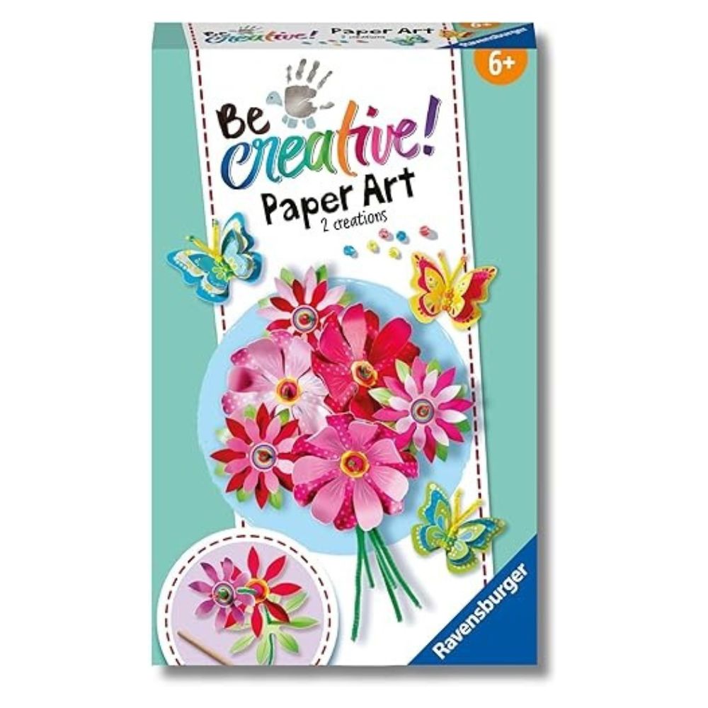 Ravensburger Be Creative Paper Art 2 Creations 6+