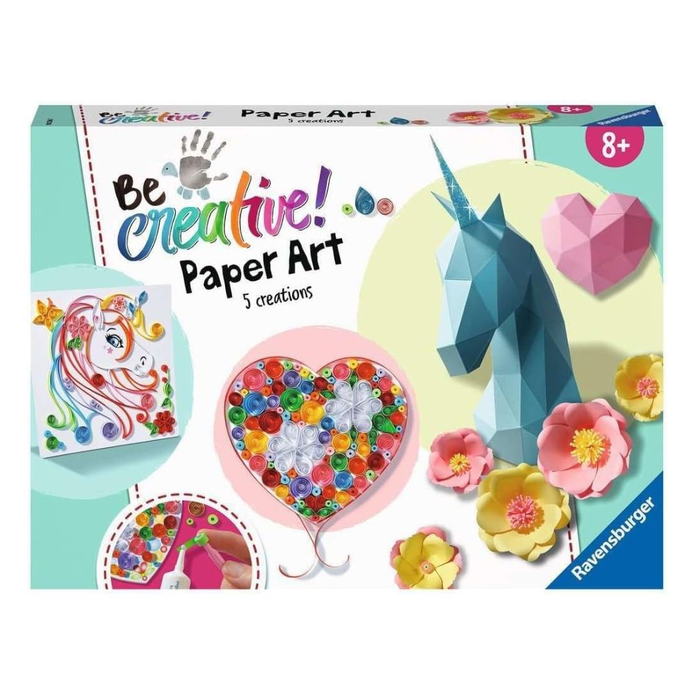 Ravensburger Be Creative Paper Art 5 Creations