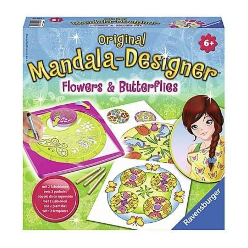 Ravensburger Mandala Designer Flowers & Butterflies 6+