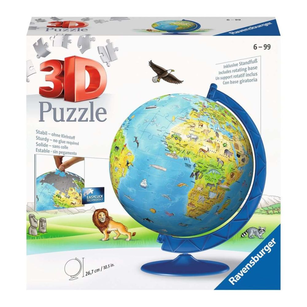 Ravensburger Rompecabezas 3D Globo Terraqueo 180Pzs 6+