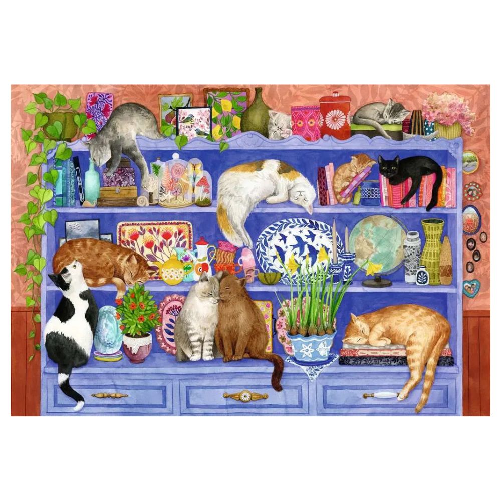 Ravensburger Rompecabezas Cats On Shelf XL 200 pzs