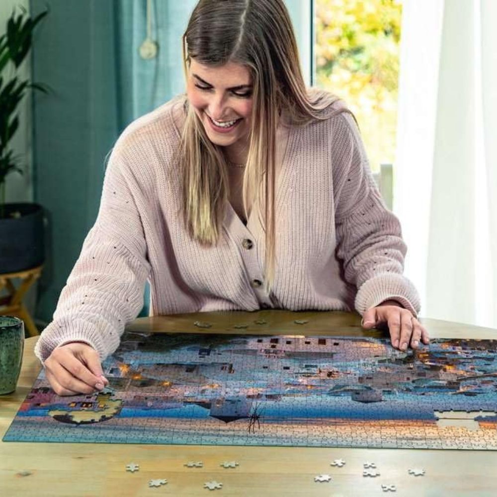 Ravensburger Rompecabezas Evening In Santorini 1000 Pzas