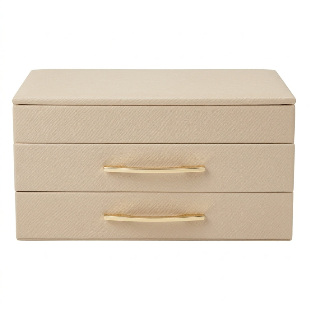 Jewelry Organizer Box Cream
