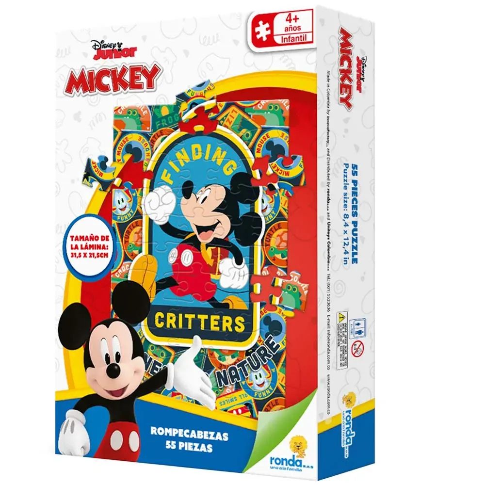 Ronda Rompecabezas Disney Junior Mickey 4+ 55Pzs