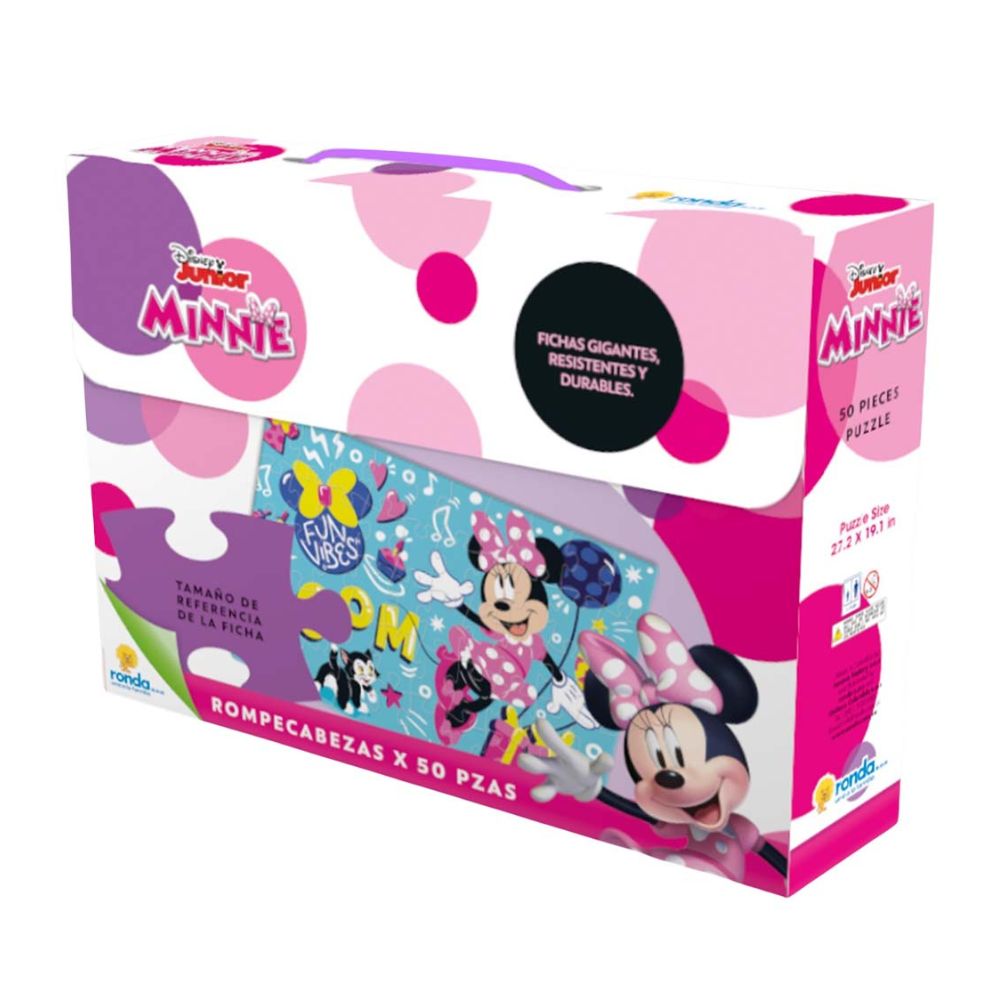 Ronda Rompecabezas Disney Junior Minnie Happy 4+ 50Pzs
