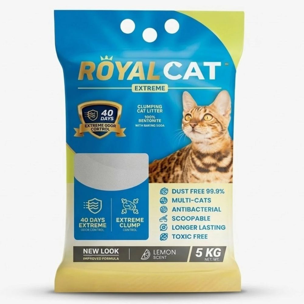 Royal Cat Extreme Lemon Arena Para Gatos 5kg