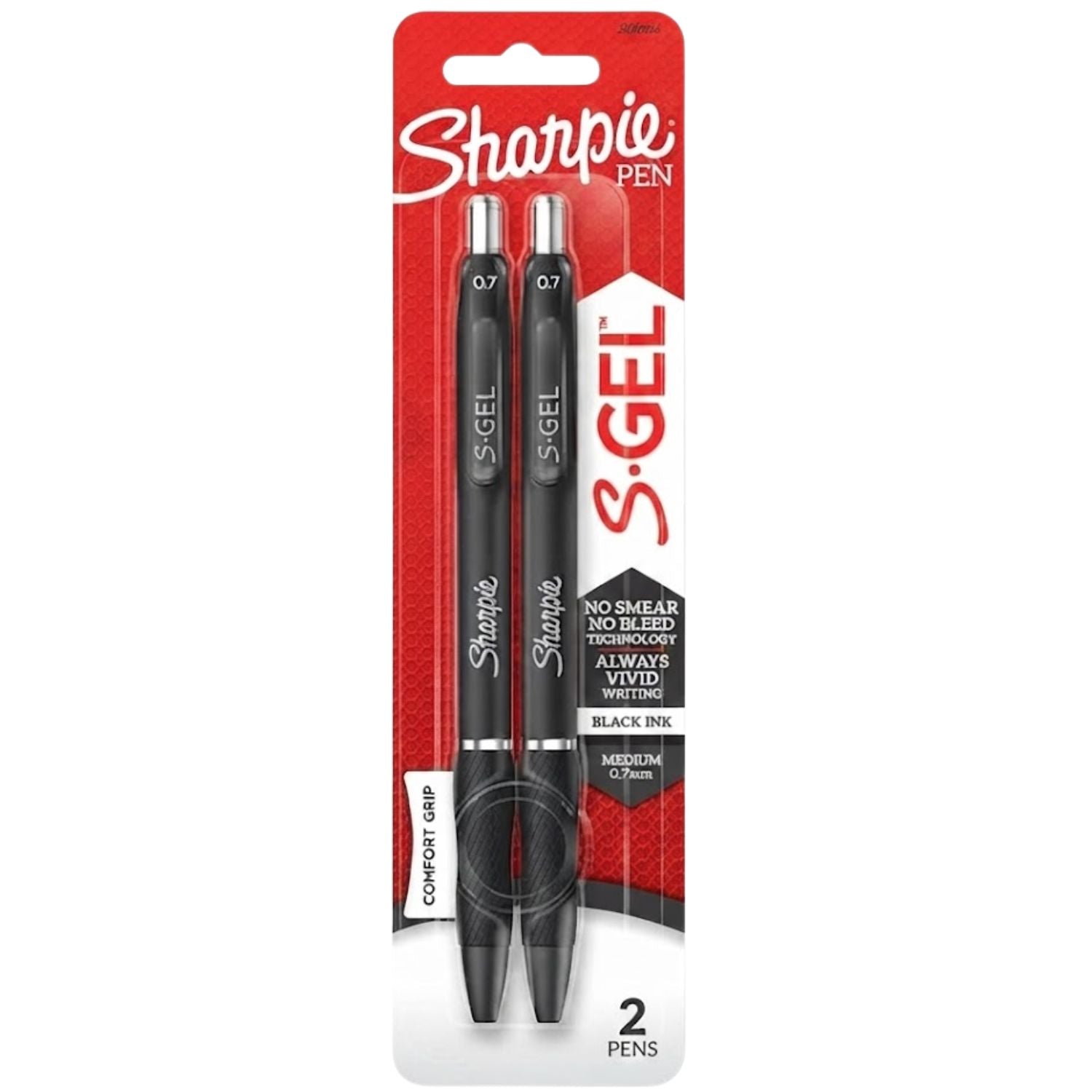 Sharpie Boligrafos Gel 2 Und Pen Medium 0.7mm Black