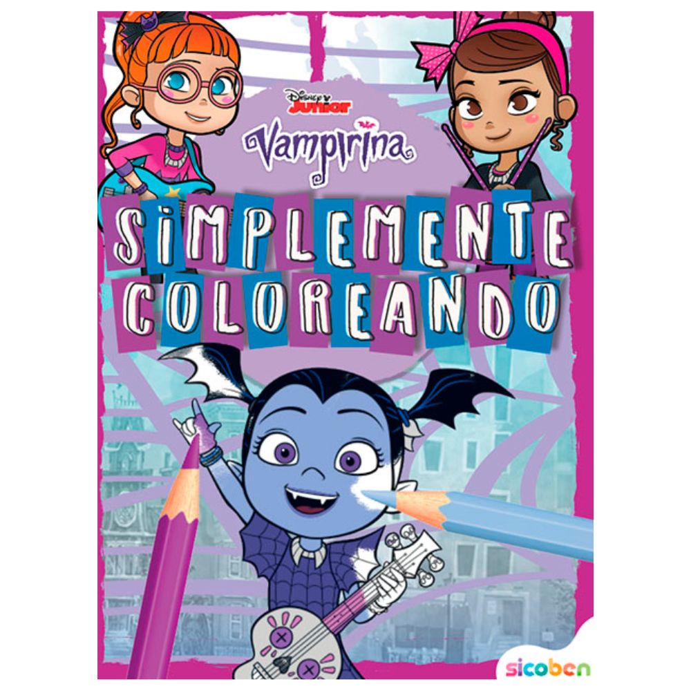 Vampirina Libro Simplemente Coloreando 24 pag