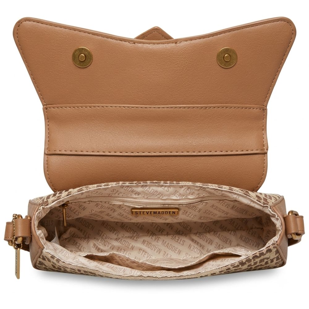 Steve Madden Cartera Laney Crossbody Cream Brown
