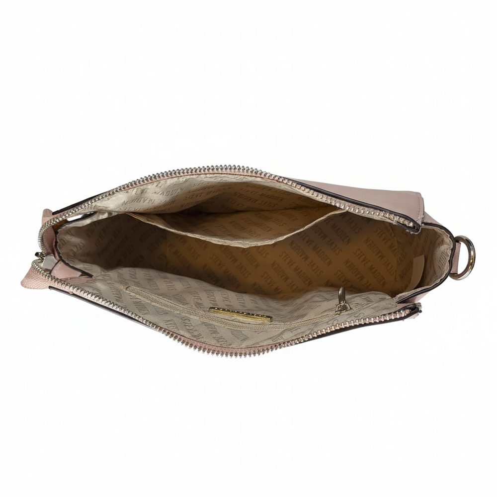 Steve Madden Cartera Blush Blexi Top Zip Crossbody