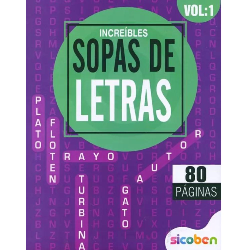 Increibles Sopa De Letras Vol-1 80 pag