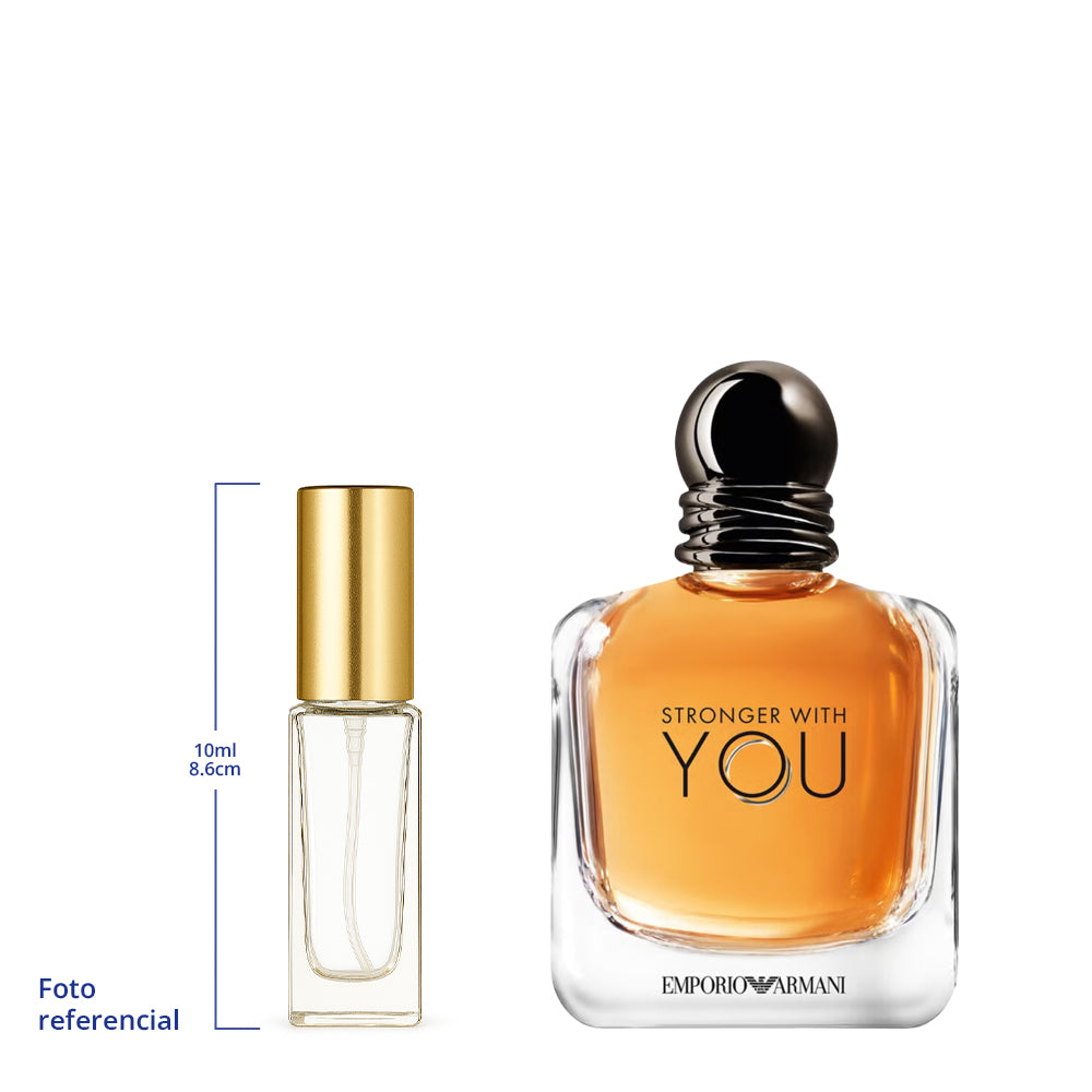 Giorgio Armani Stronger For With Decant Travel Size 5ml y 10ml de 75 a 150 Sprays Aprox Eau De Parfum For Men