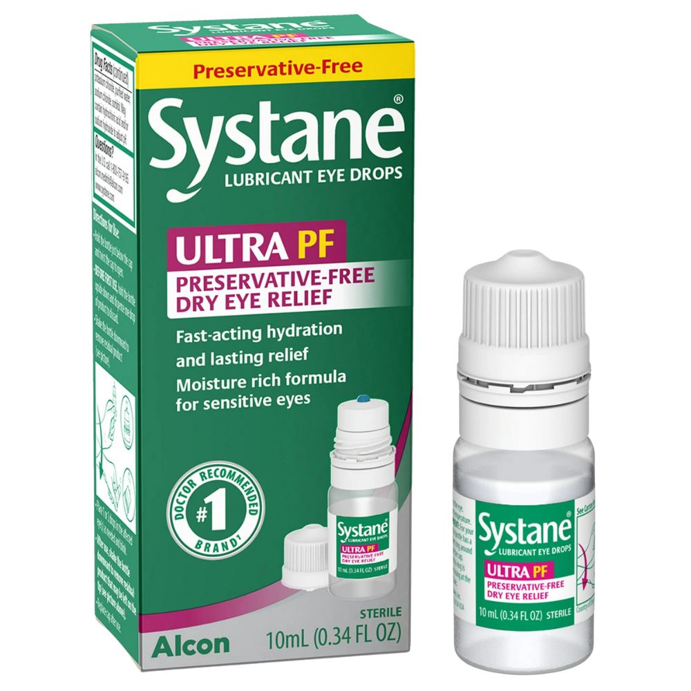 Systane Lubricant Eye Drops  Ultra PF Preservative-Free Dry Eye Relief 10ml