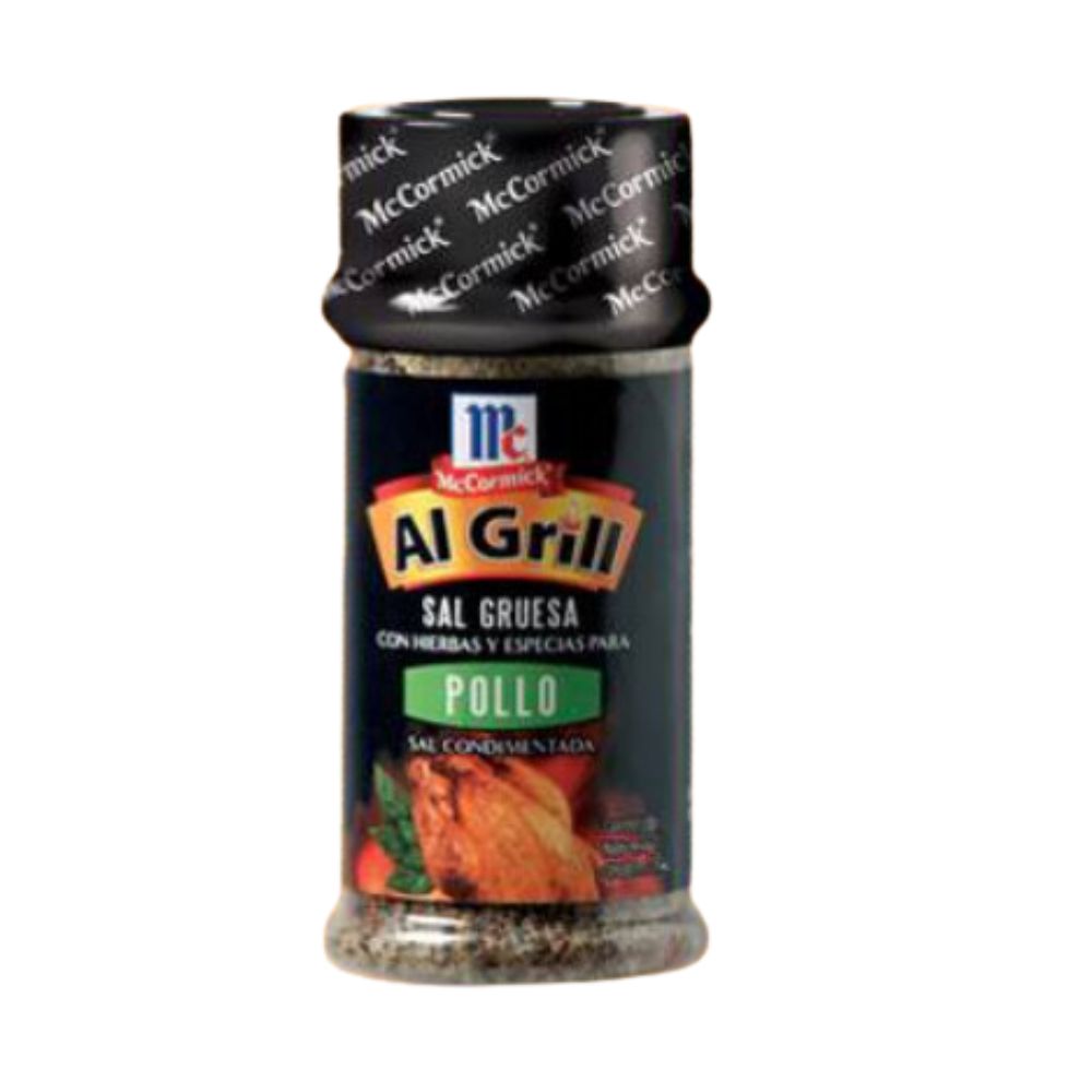 McCormick Al Grill Sal Gruesa Con Hierbas y Esencias Para Pollo 121gr