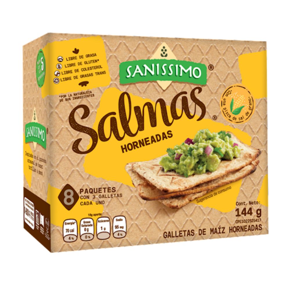 Galletas Salmas Horneadas 144gr