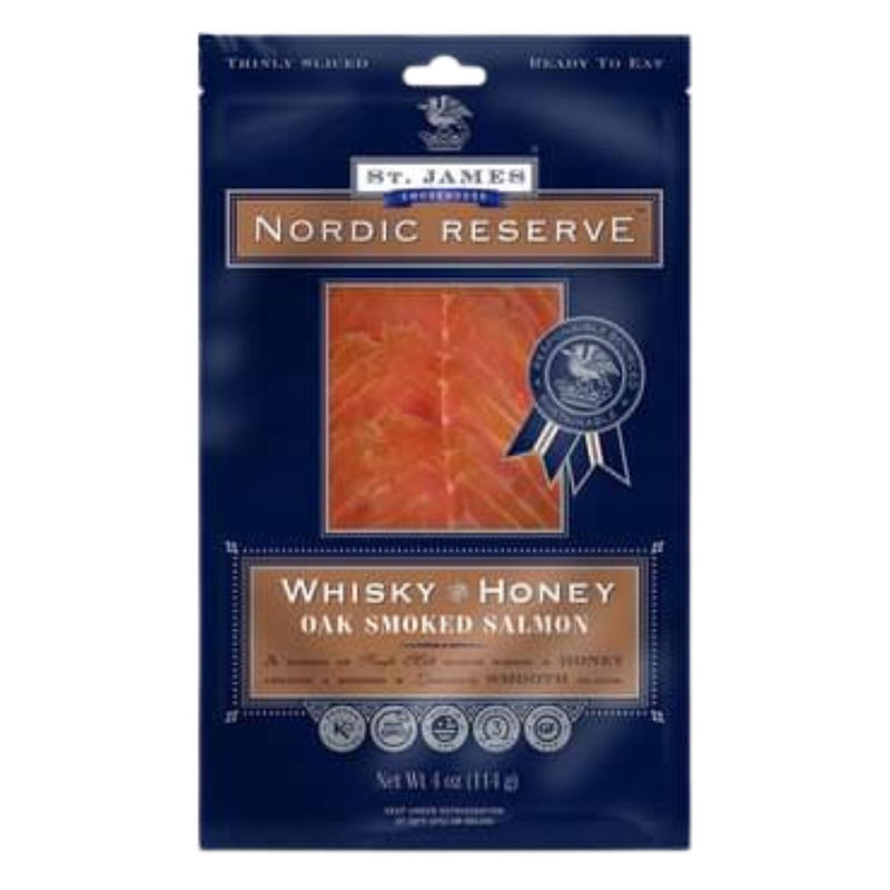 St. James Salmon ahumado Nordic Reserve Whisky & Honey 114gr 4oz