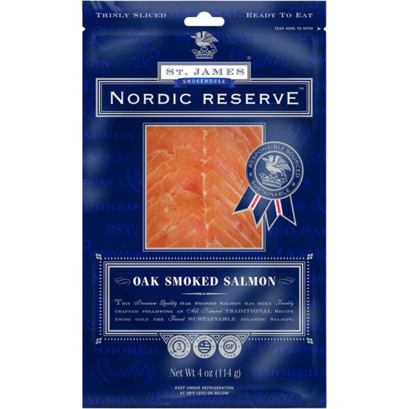 St. James Salmon ahumado Nordic Reserve Orange & Pepper 114gr 4oz