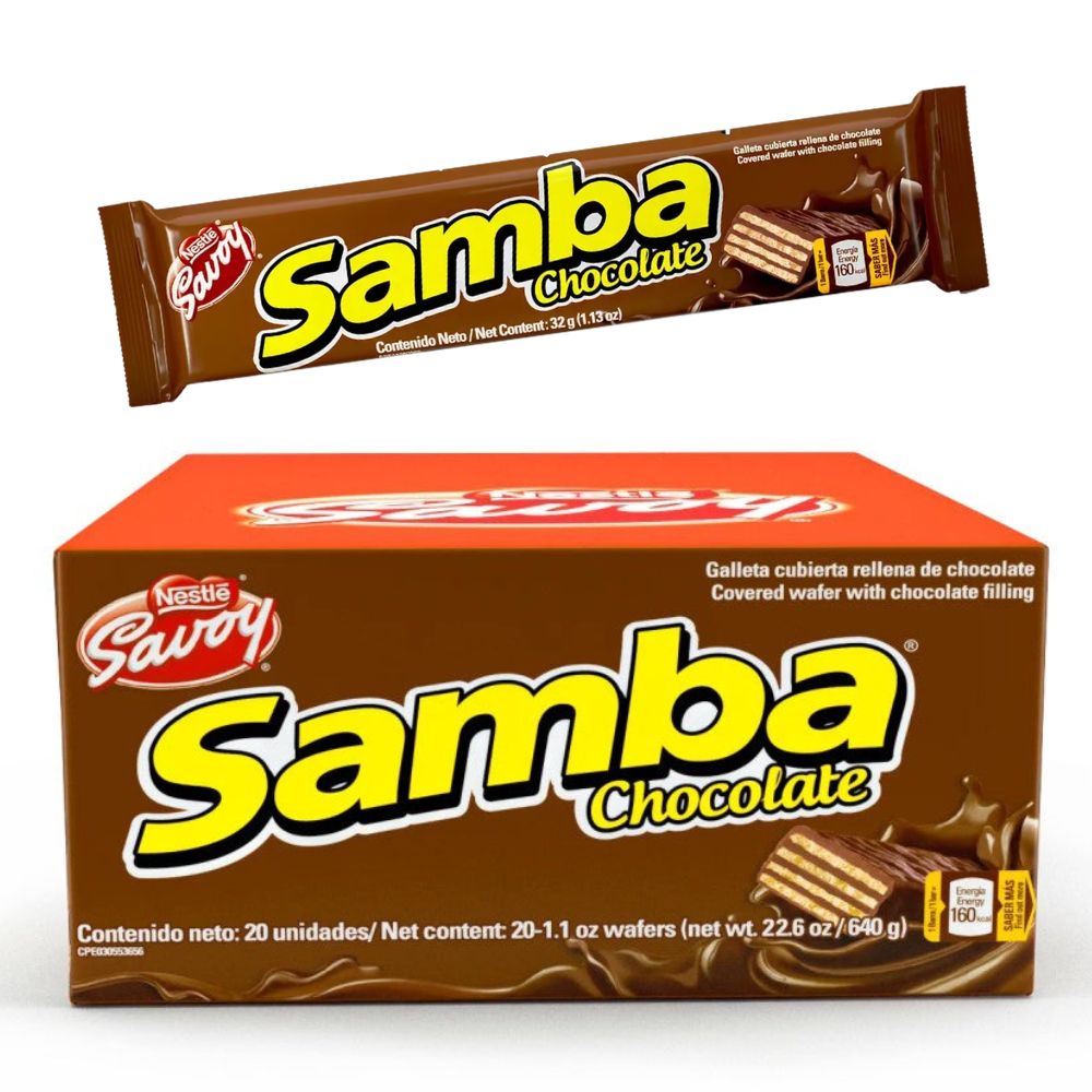 Samba De Chocolate Savoy 20 Und Caja 640g